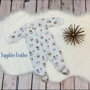🆕Carter’s | Owl Fleece Zip Up Sleeper